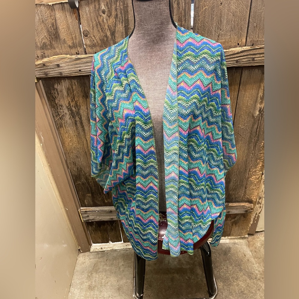 Women’s plus size multicolor coverup
